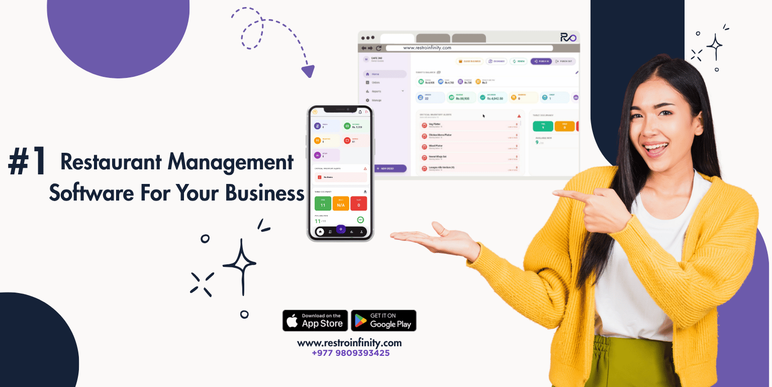 Restro Infinity available in web and app